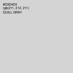 #D3D4D3 - Quill Gray Color Image